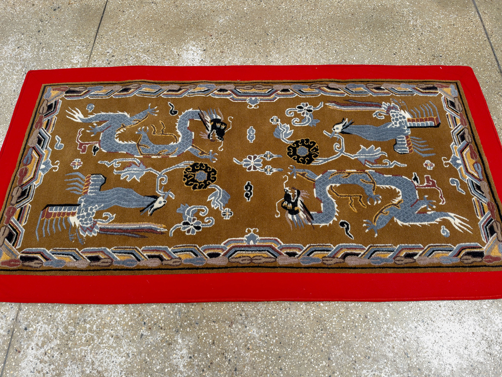 Modern Chinese Art Deco Pictorial Rug, No.33742 - Galerie Shabab