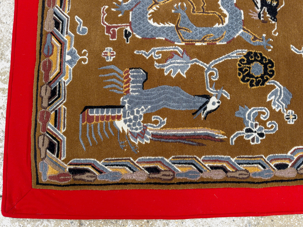 Modern Chinese Art Deco Pictorial Rug, No.33742 - Galerie Shabab