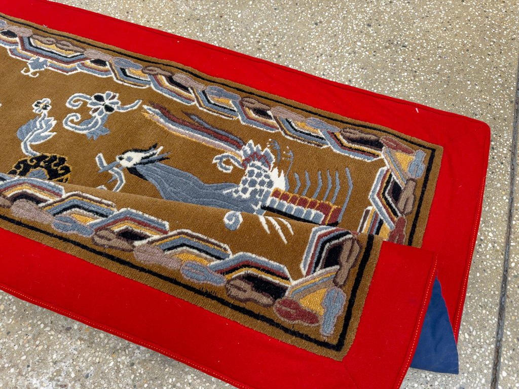 Modern Chinese Art Deco Pictorial Rug, No.33742 - Galerie Shabab