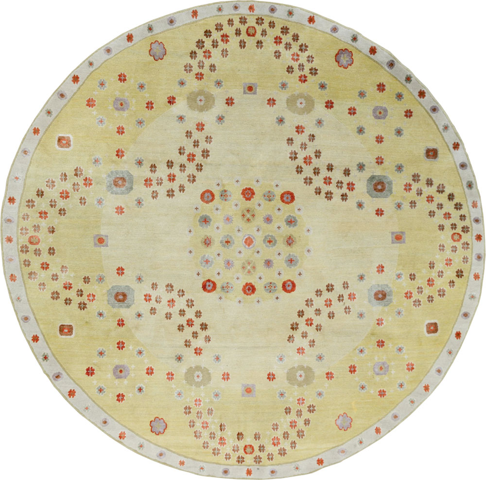 Modern Tibetan Round Rug, No.33743 - Galerie Shabab