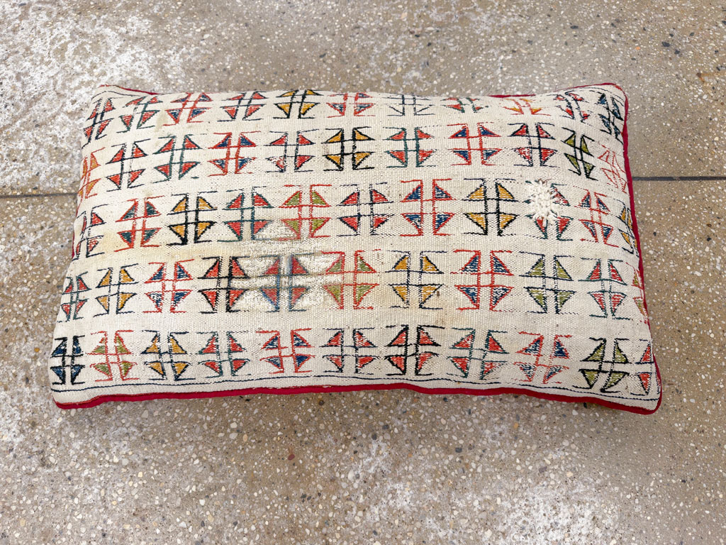 Vintage Persian Kurdish Pillow (Pair: 2 of 2), No.33744 - Galerie Shabab