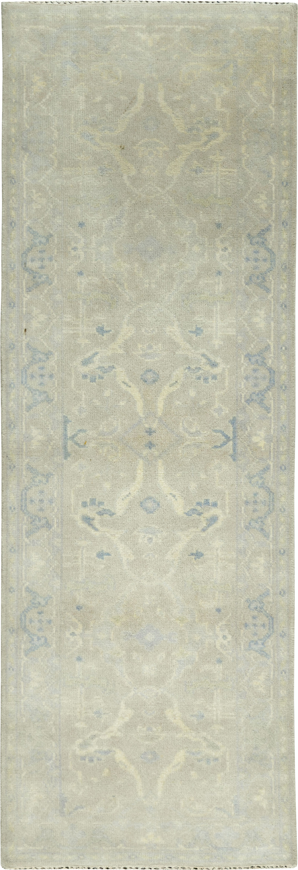 Modern Turkish Oushak Small Runner, No.33781 - Galerie Shabab