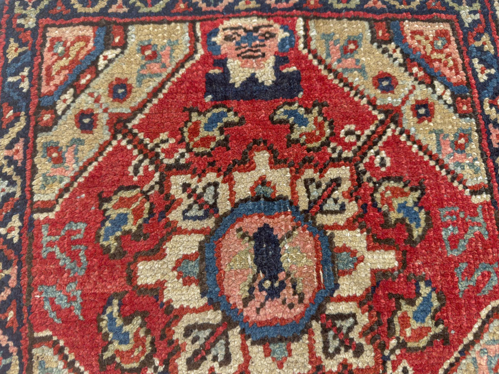 Antique Persian Pictorial Heriz Rug, No.33788 - Galerie Shabab
