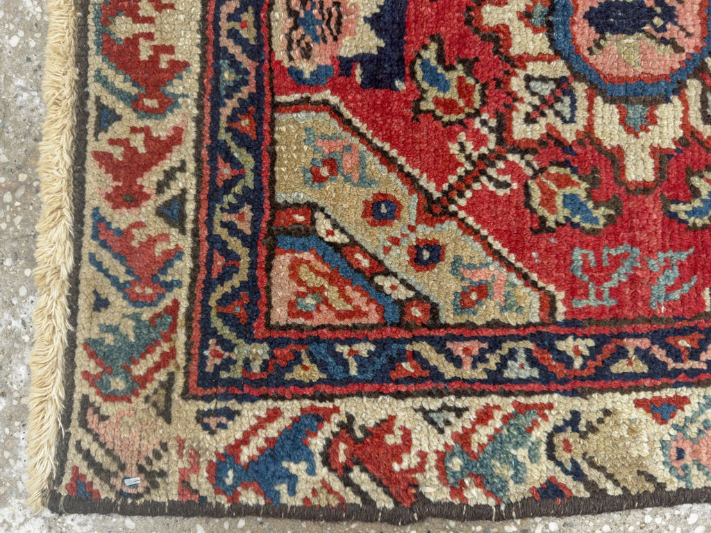 Antique Persian Pictorial Heriz Rug, No.33788 - Galerie Shabab