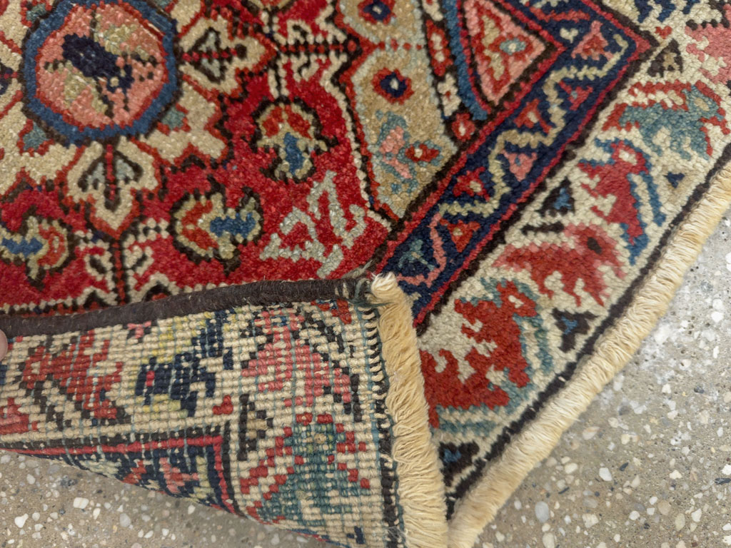Antique Persian Pictorial Heriz Rug, No.33788 - Galerie Shabab