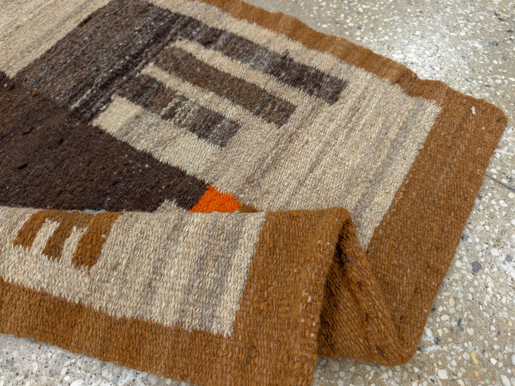 Vintage American Pictorial Navajo Rug, No.33801 - Galerie Shabab