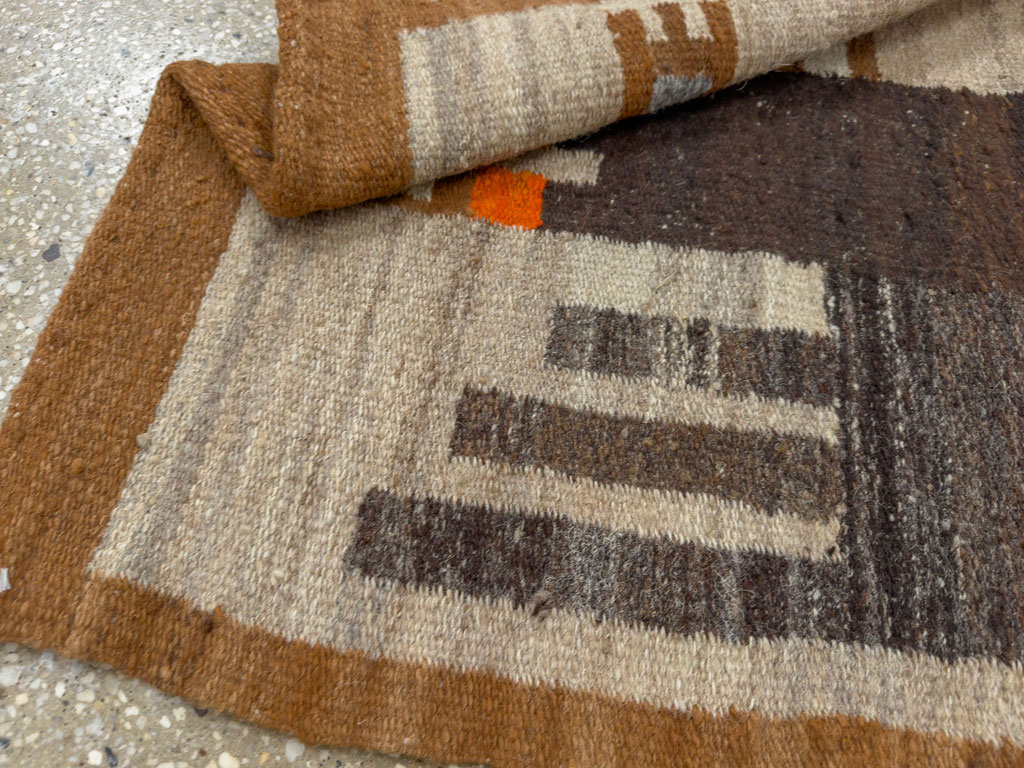 Vintage American Pictorial Navajo Rug, No.33801 - Galerie Shabab