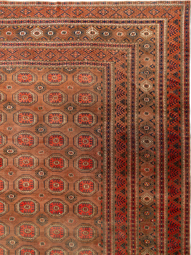 Antique Central Asian Bokhara Oversize Carpet, No.33822 - Galerie Shabab