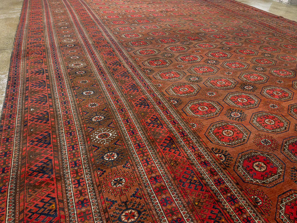 Antique Central Asian Bokhara Oversize Carpet, No.33822 - Galerie Shabab