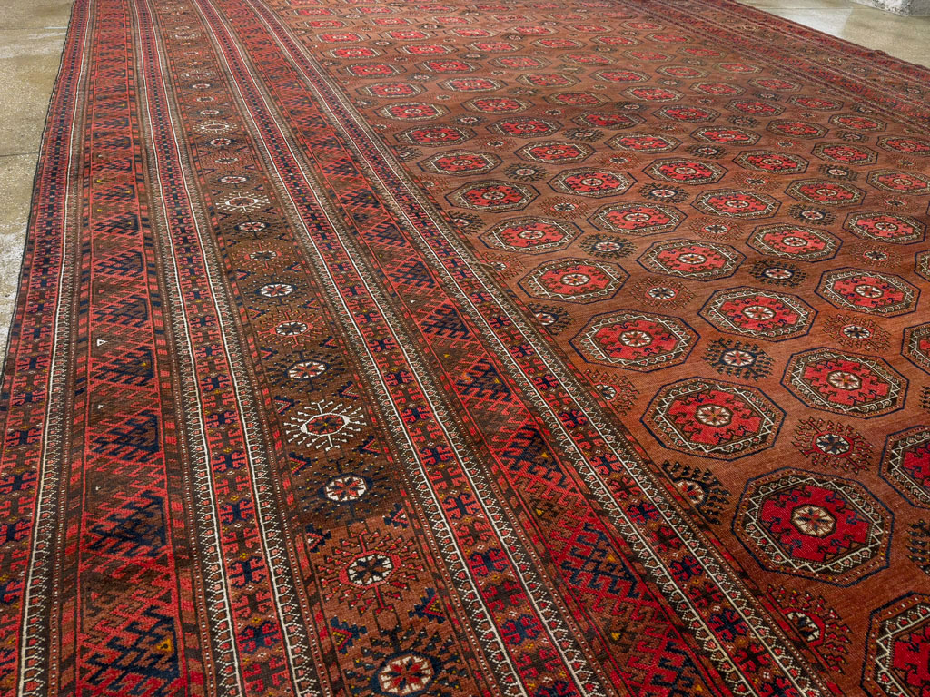 Antique Central Asian Bokhara Oversize Carpet, No.33822 - Galerie Shabab