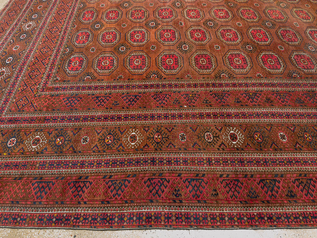 Antique Central Asian Bokhara Oversize Carpet, No.33822 - Galerie Shabab