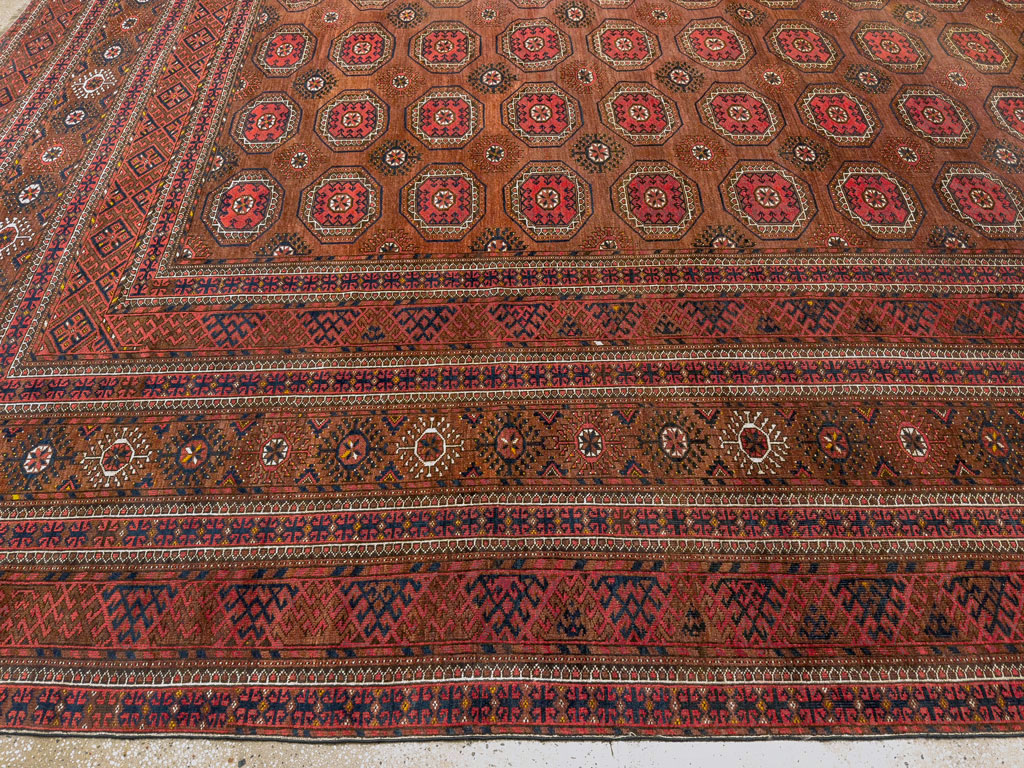Antique Central Asian Bokhara Oversize Carpet, No.33822 - Galerie Shabab