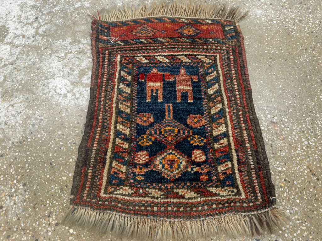 Antique Persian Kurdish Bagface, No.33824 - Galerie Shabab