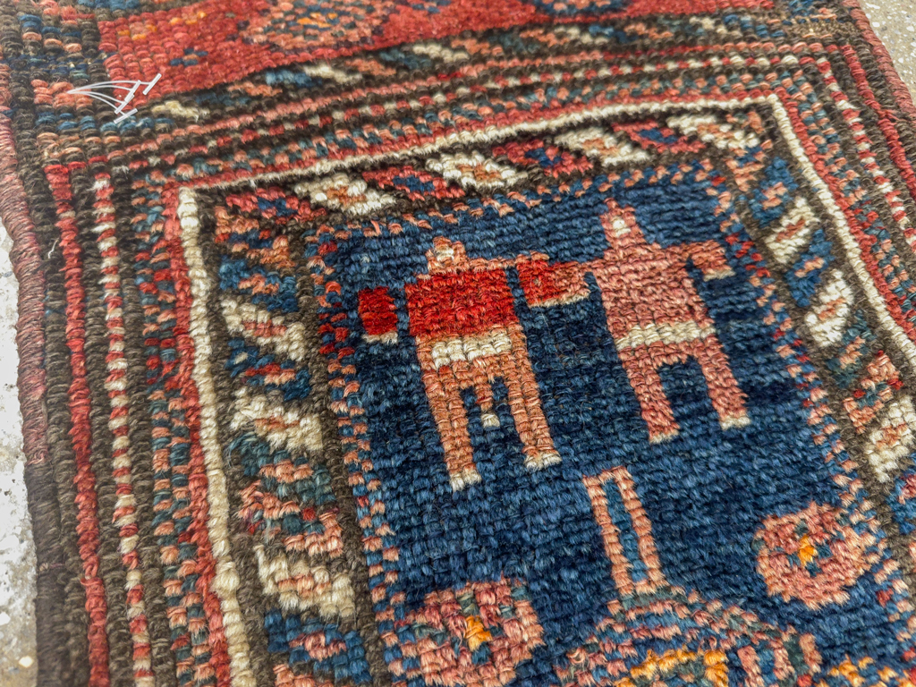 Antique Persian Kurdish Bagface, No.33824 - Galerie Shabab