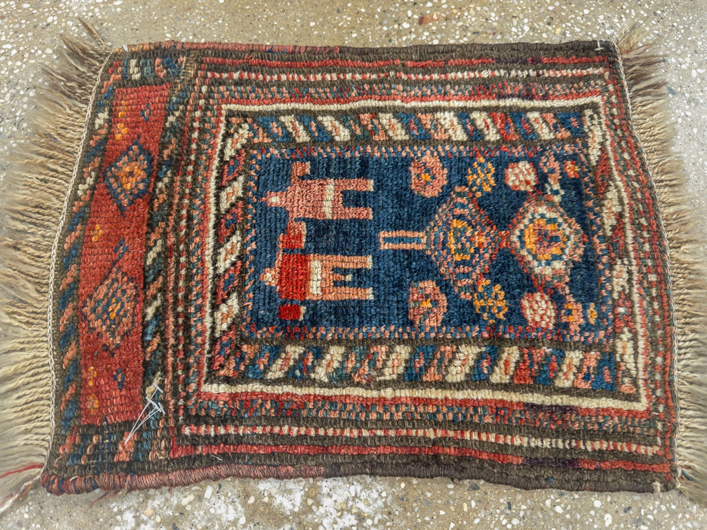 Antique Persian Kurdish Bagface, No.33824 - Galerie Shabab