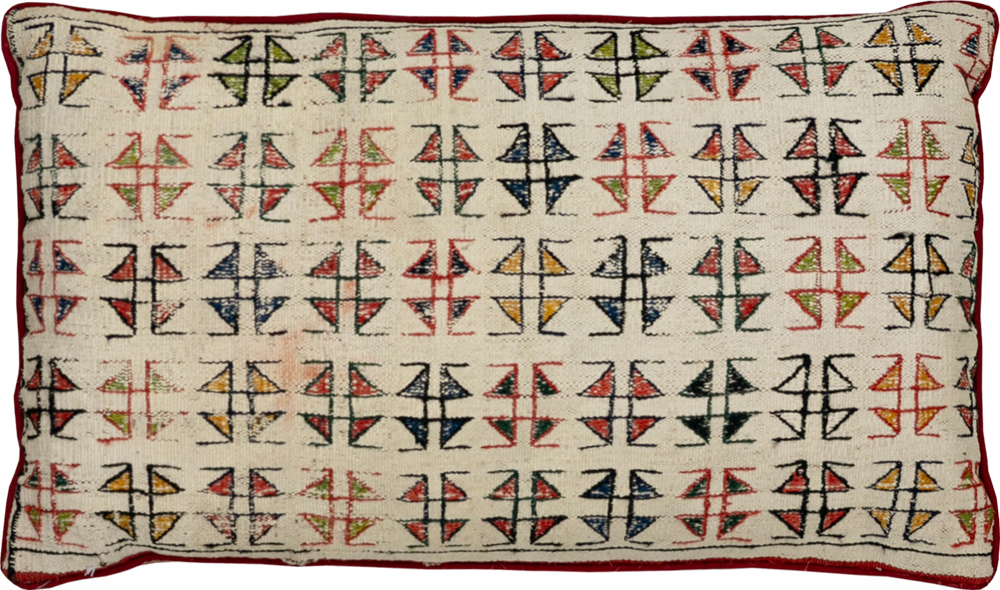Vintage Persian Kurdish Pillow, No.33852 - Galerie Shabab
