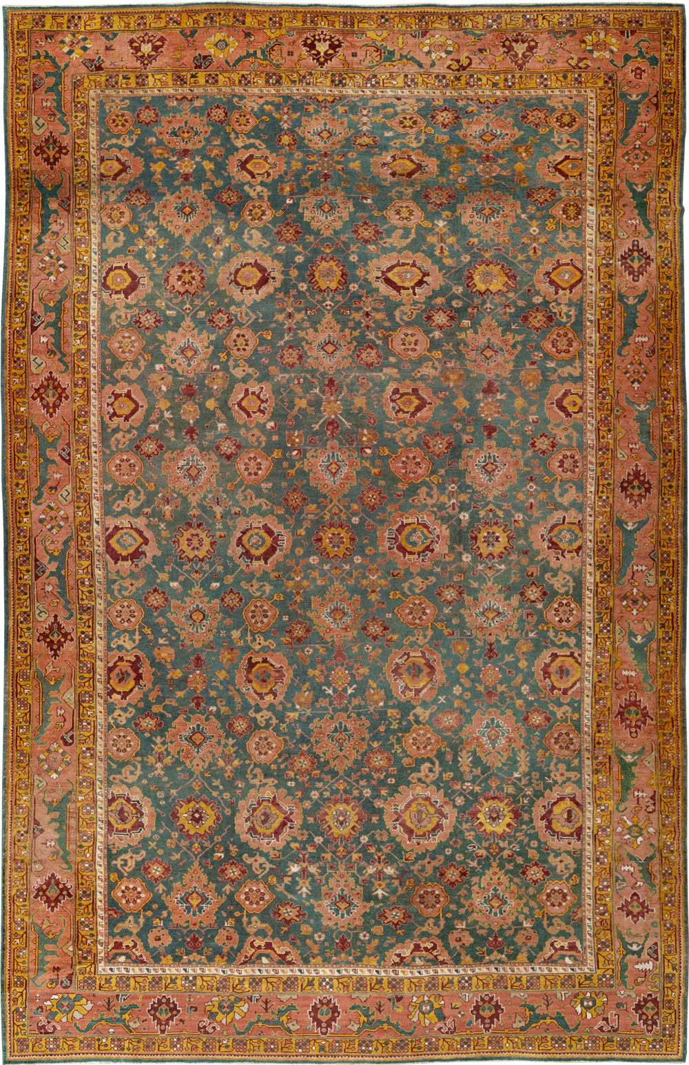 Antique Turkish Oushak Oversize Carpet, No.33866 - Galerie Shabab