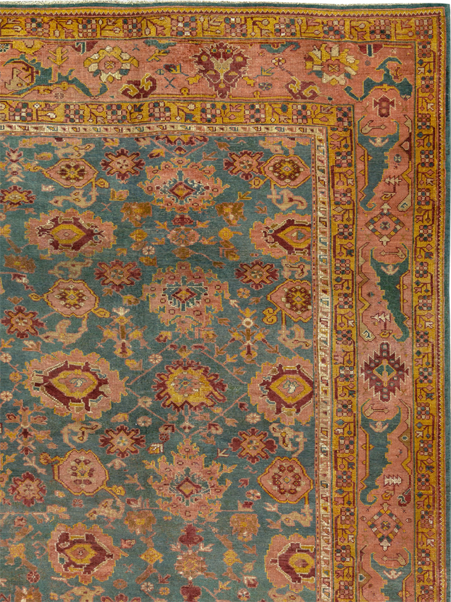 Antique Turkish Oushak Oversize Carpet, No.33866 - Galerie Shabab