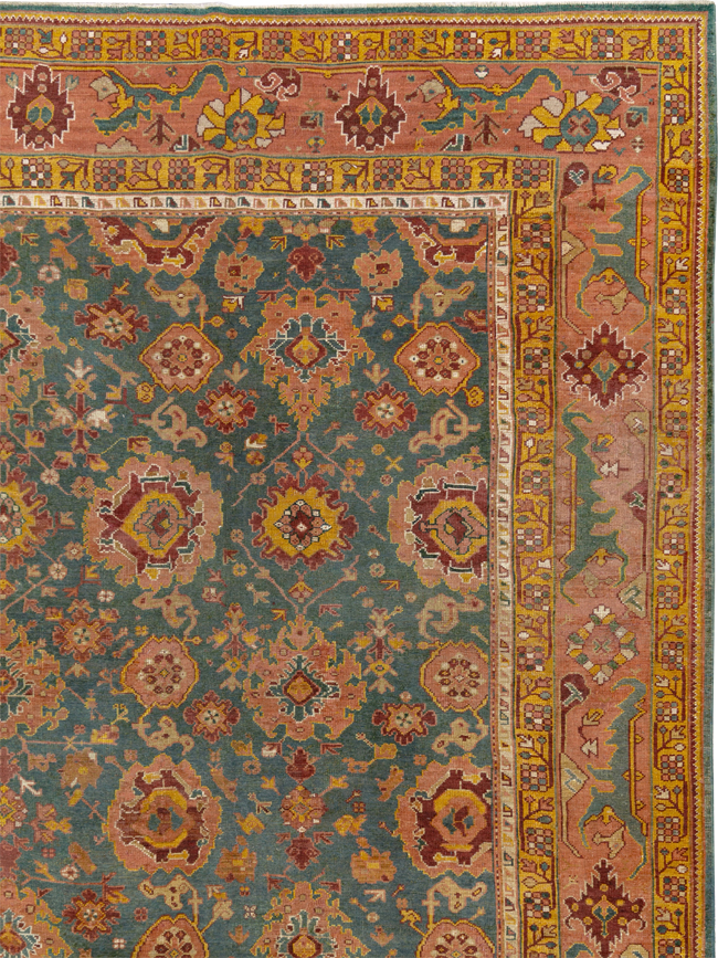Antique Turkish Oushak Oversize Carpet, No.33866 - Galerie Shabab