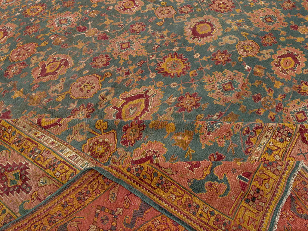 Antique Turkish Oushak Oversize Carpet, No.33866 - Galerie Shabab