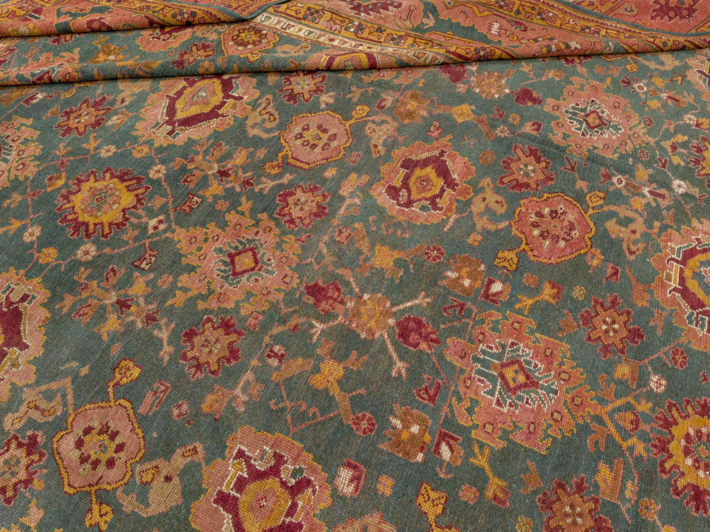 Antique Turkish Oushak Oversize Carpet, No.33866 - Galerie Shabab