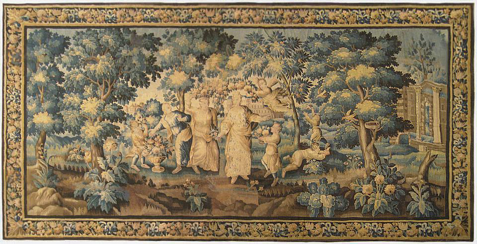 Late 17th Century Antique French Tapestry, No.33867 - Galerie Shabab