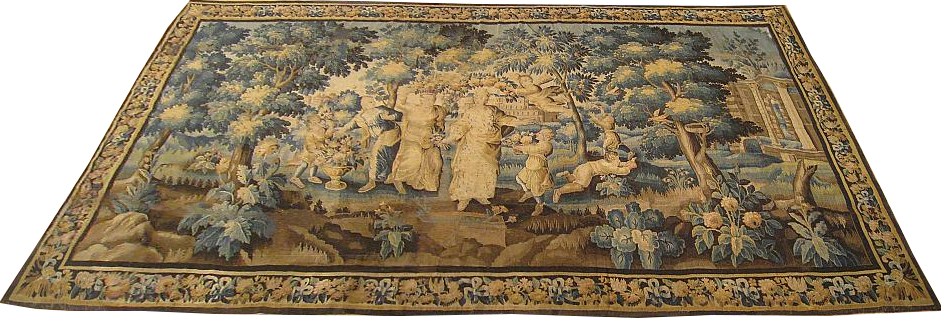Late 17th Century Antique French Tapestry, No.33867 - Galerie Shabab