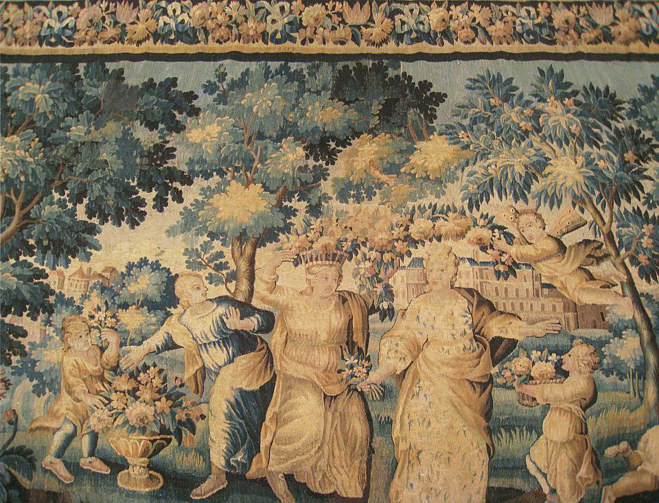 Late 17th Century Antique French Tapestry, No.33867 - Galerie Shabab