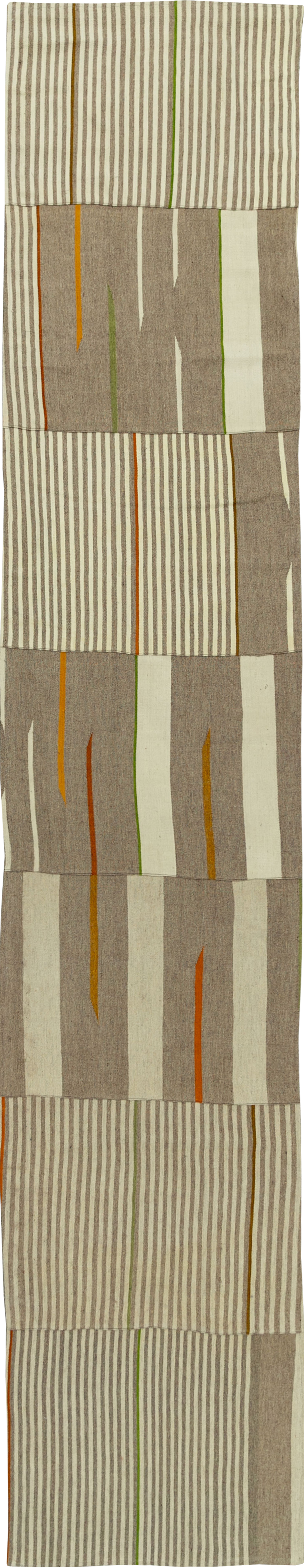 Modern Turkish Flatweave Kilim Runner, No.33872 - Galerie Shabab