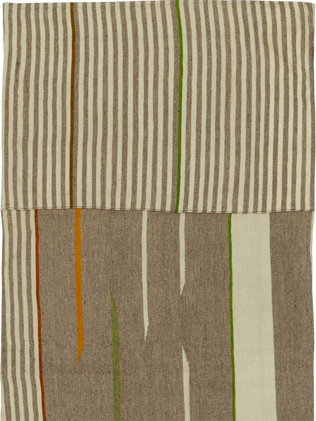 Modern Turkish Flatweave Kilim Runner, No.33872 - Galerie Shabab