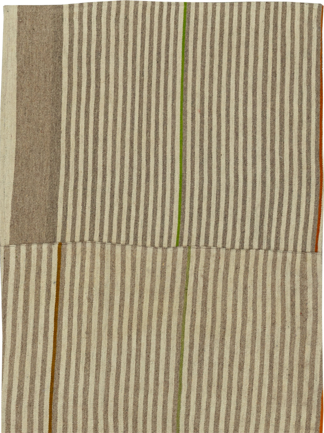 Modern Turkish Flatweave Kilim Runner, No.33872 - Galerie Shabab