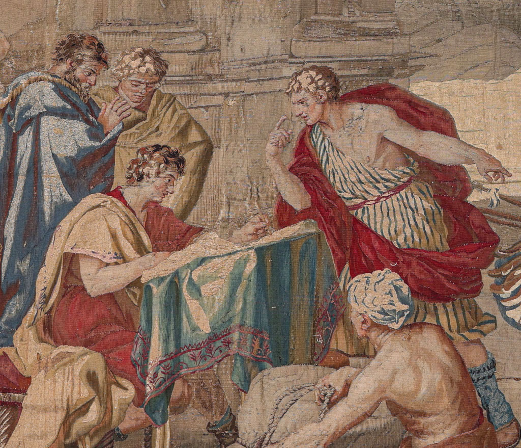 Antique French Tapestry, No.33897 - Galerie Shabab