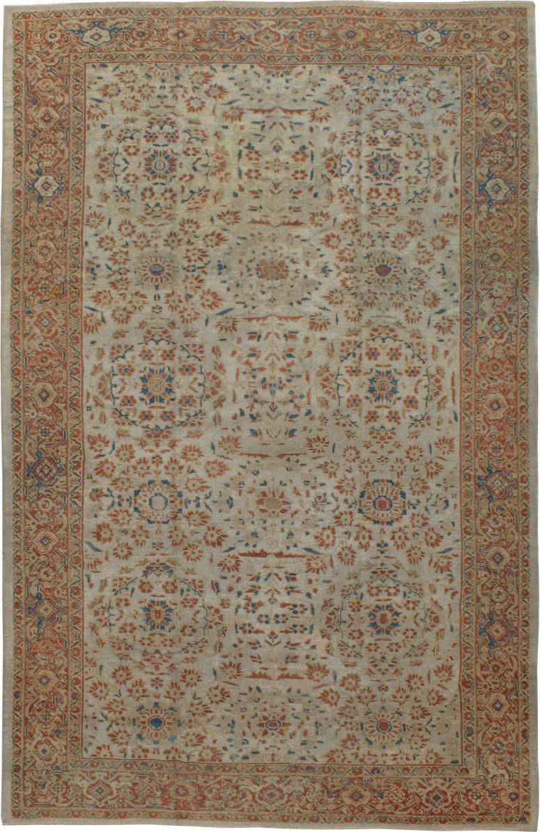 Antique Mahal Carpet, No.8031 - Galerie Shabab