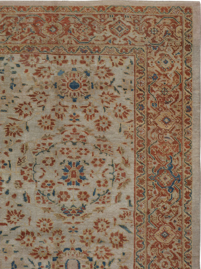 Antique Mahal Carpet, No.8031 - Galerie Shabab