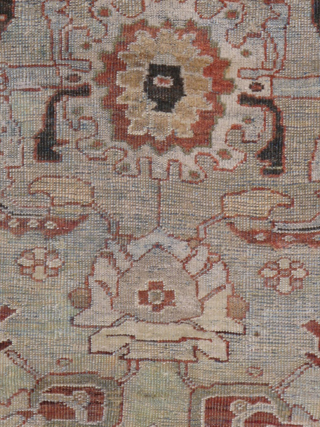 Antique Mahal Carpet, No.8080 - Galerie Shabab
