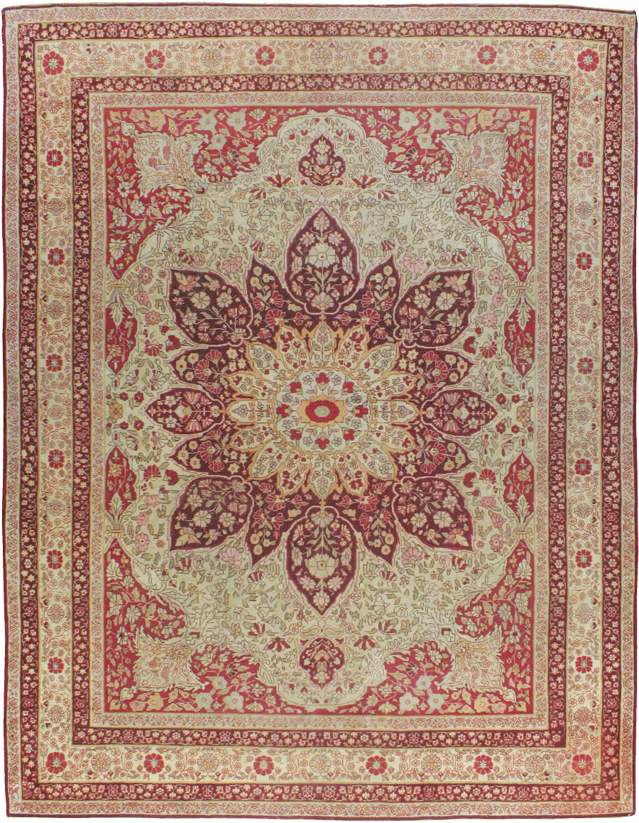 Antique Indian Lahore Carpet, No.8116 - Galerie Shabab