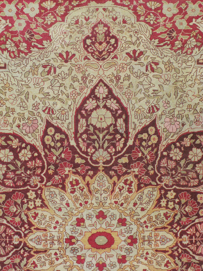 Antique Indian Lahore Carpet, No.8116 - Galerie Shabab