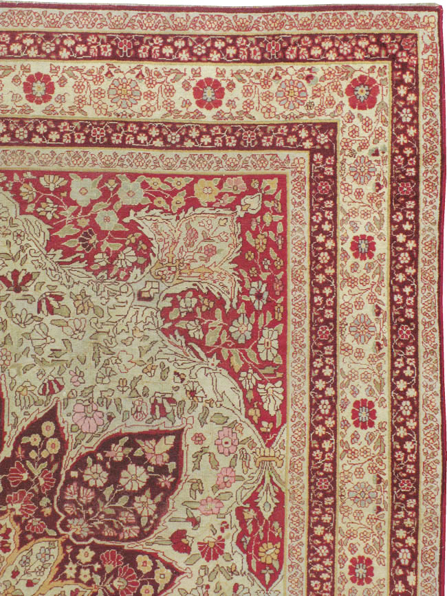 Antique Indian Lahore Carpet, No.8116 - Galerie Shabab