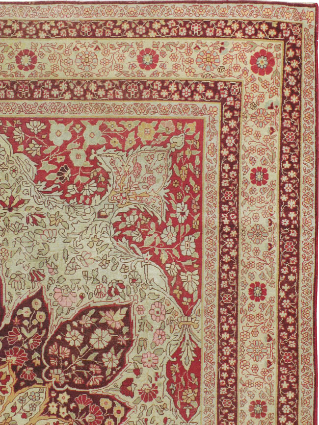 Antique Indian Lahore Carpet, No.8116 - Galerie Shabab