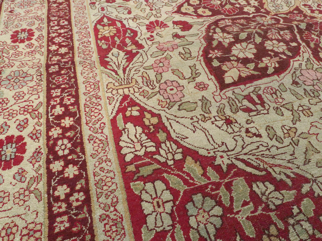 Antique Indian Lahore Carpet, No.8116 - Galerie Shabab