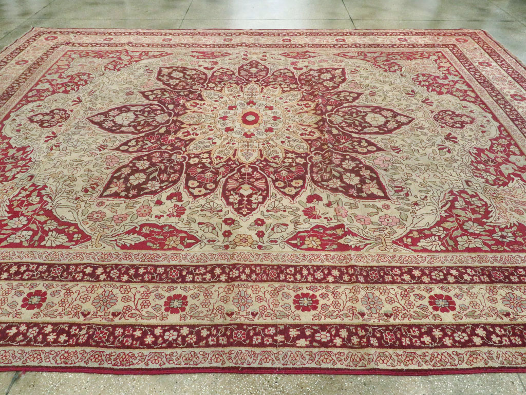 Antique Indian Lahore Carpet, No.8116 - Galerie Shabab