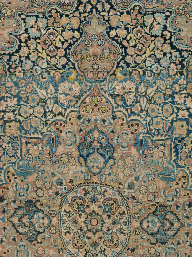 Antique Persian Mashad Carpet, No.8122 - Galerie Shabab