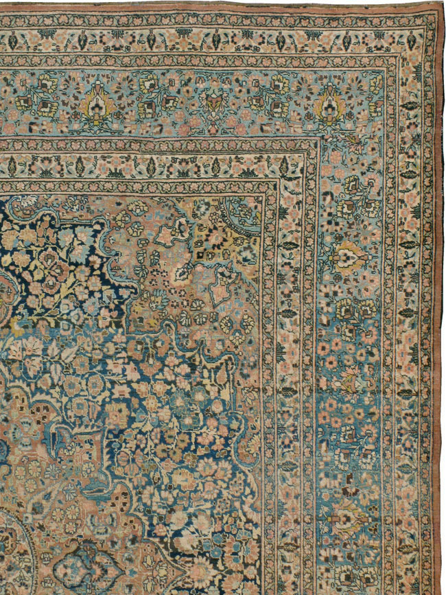 Antique Persian Mashad Carpet, No.8122 - Galerie Shabab