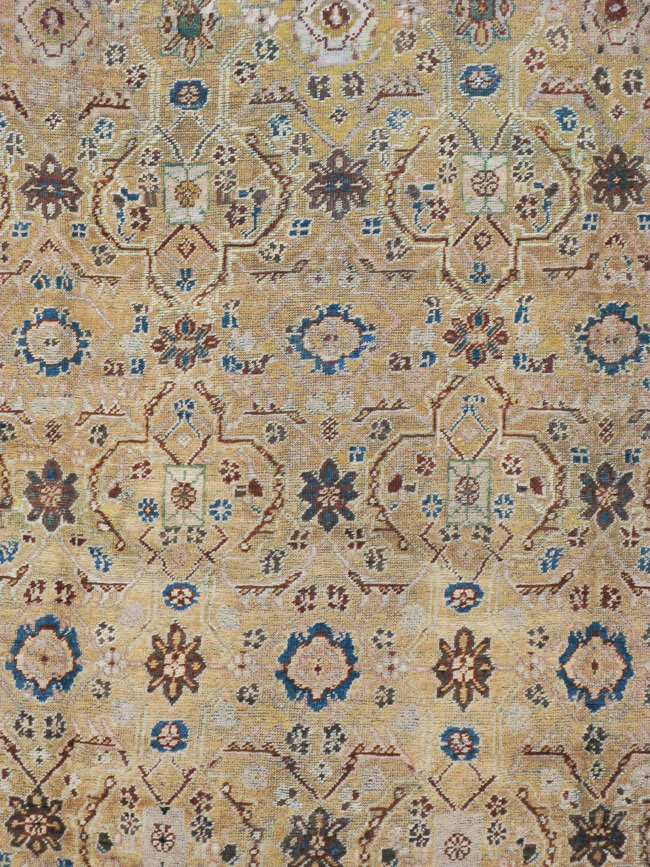 Antique Persian Mahal Carpet, No.8128 - Galerie Shabab