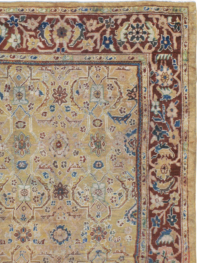 Antique Persian Mahal Carpet, No.8128 - Galerie Shabab