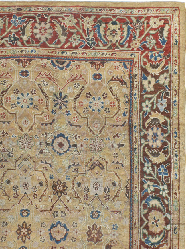 Antique Persian Mahal Carpet, No.8128 - Galerie Shabab