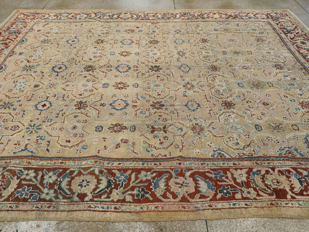 Antique Persian Mahal Carpet, No.8128 - Galerie Shabab
