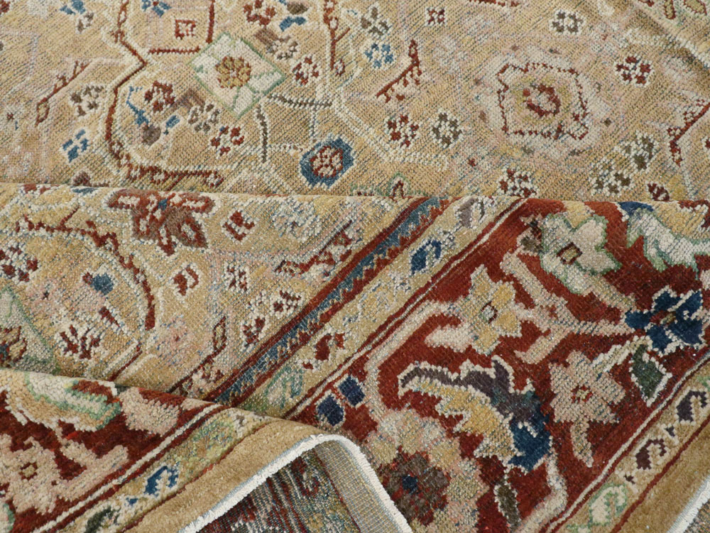 Antique Persian Mahal Carpet, No.8128 - Galerie Shabab