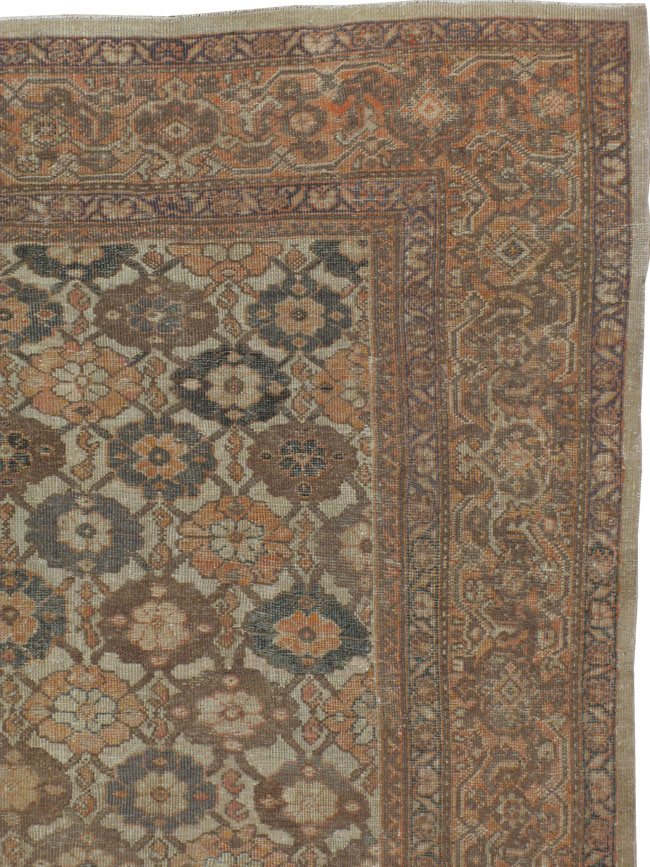Antique Mahal Carpet, No.8131 - Galerie Shabab