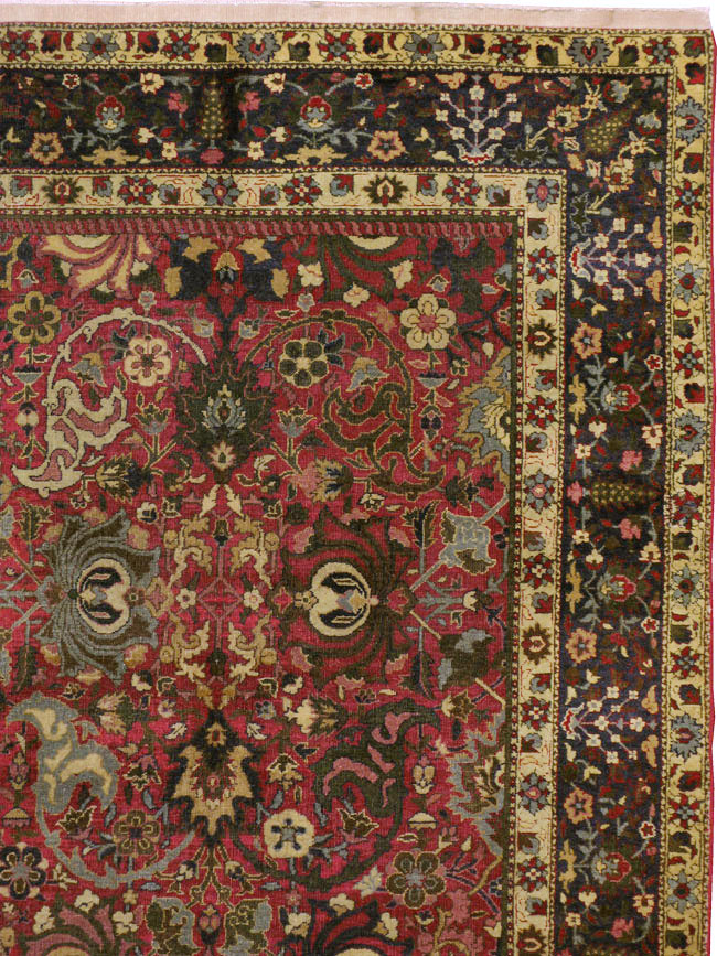 Antique Indian Lahore Carpet, No.8135 - Galerie Shabab